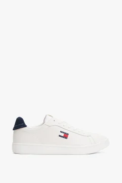 Tommy Jeans Zapatillas blancas con bandera de^Hombre Zapatillas Deportivas