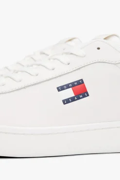 Tommy Jeans Zapatillas blancas con bandera de^Hombre Zapatillas Deportivas