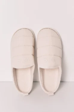 Women'secret Zapatillas casa acolchadas blanco^Mujer Zapatillas De Casa