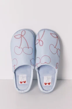 Women'secret Zapatillas casa cerezas^Mujer Zapatillas De Casa