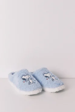 Women'secret Zapatillas casa cerradas borreguito Snoopy^Mujer Zapatillas De Casa