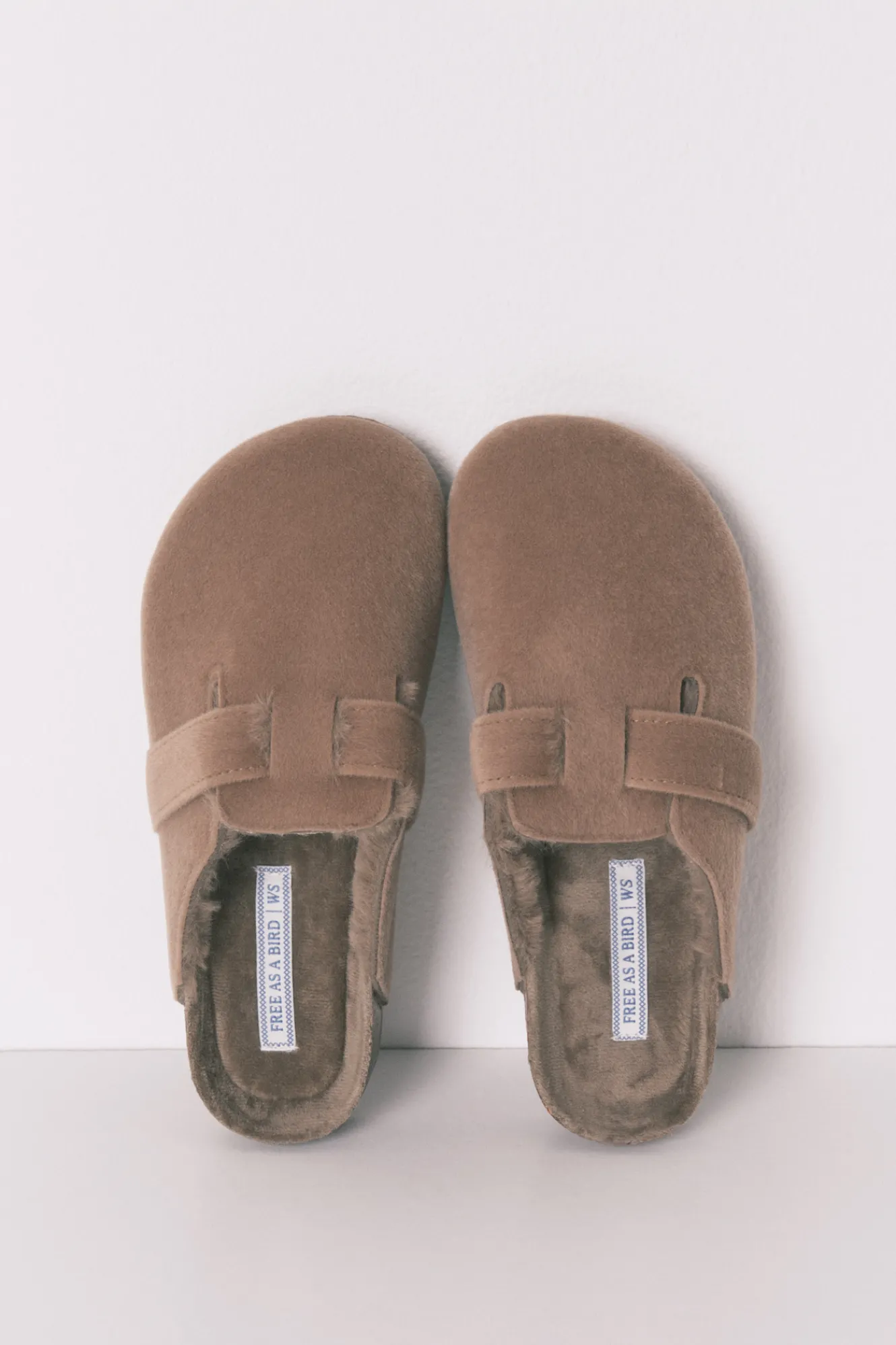 Women'secret Zapatillas casa tipo zueco marr&oacute;n^Mujer Zapatillas De Casa