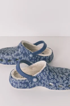 Women'secret Zapatillas casa zueco forrado flores^Mujer Zapatillas De Casa