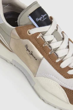 Pepe Jeans Zapatillas Con Detalles En Ante^Mujer Zapatillas Deportivas