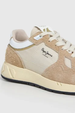 Pepe Jeans Zapatillas Con Detalles En Ante^Mujer Zapatillas Deportivas