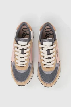 Pepe Jeans Zapatillas de ante y glitter^Mujer Zapatillas Deportivas