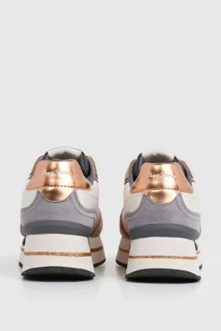 Pepe Jeans Zapatillas de ante y glitter^Mujer Zapatillas Deportivas