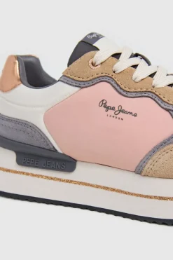 Pepe Jeans Zapatillas de ante y glitter^Mujer Zapatillas Deportivas