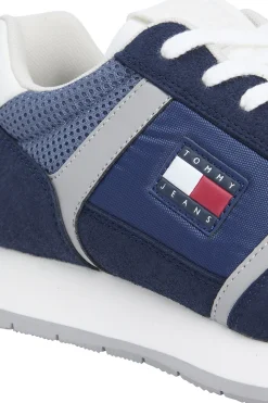 Tommy Jeans Zapatillas de hombre en color marino co bandera de .^Hombre Zapatillas Deportivas