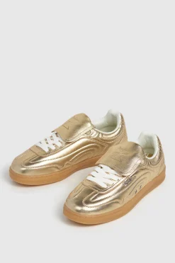 Pepe Jeans Zapatillas De Piel Metalizadas^Mujer Zapatillas Deportivas