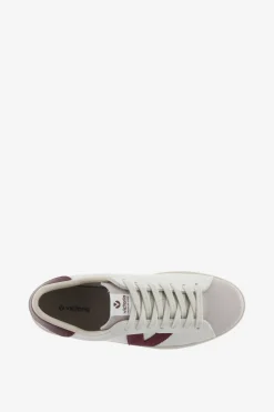 Victoria Zapatillas de piel Berl&iacute;n con piezas en contraste y puntera de serraje^Mujer Zapatillas Deportivas