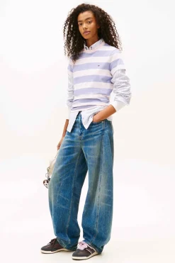 Tommy Jeans Zapatillas retro en y rosa^Mujer Zapatillas Deportivas