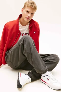 Tommy Jeans Zapatillas runner blancas con detalles a contraste^Hombre Zapatillas Deportivas