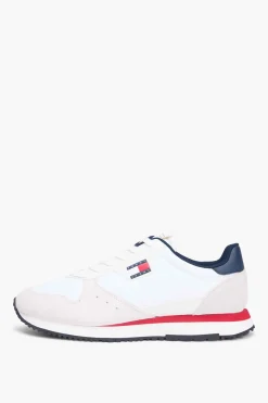Tommy Jeans Zapatillas runner blancas con detalles a contraste^Hombre Zapatillas Deportivas