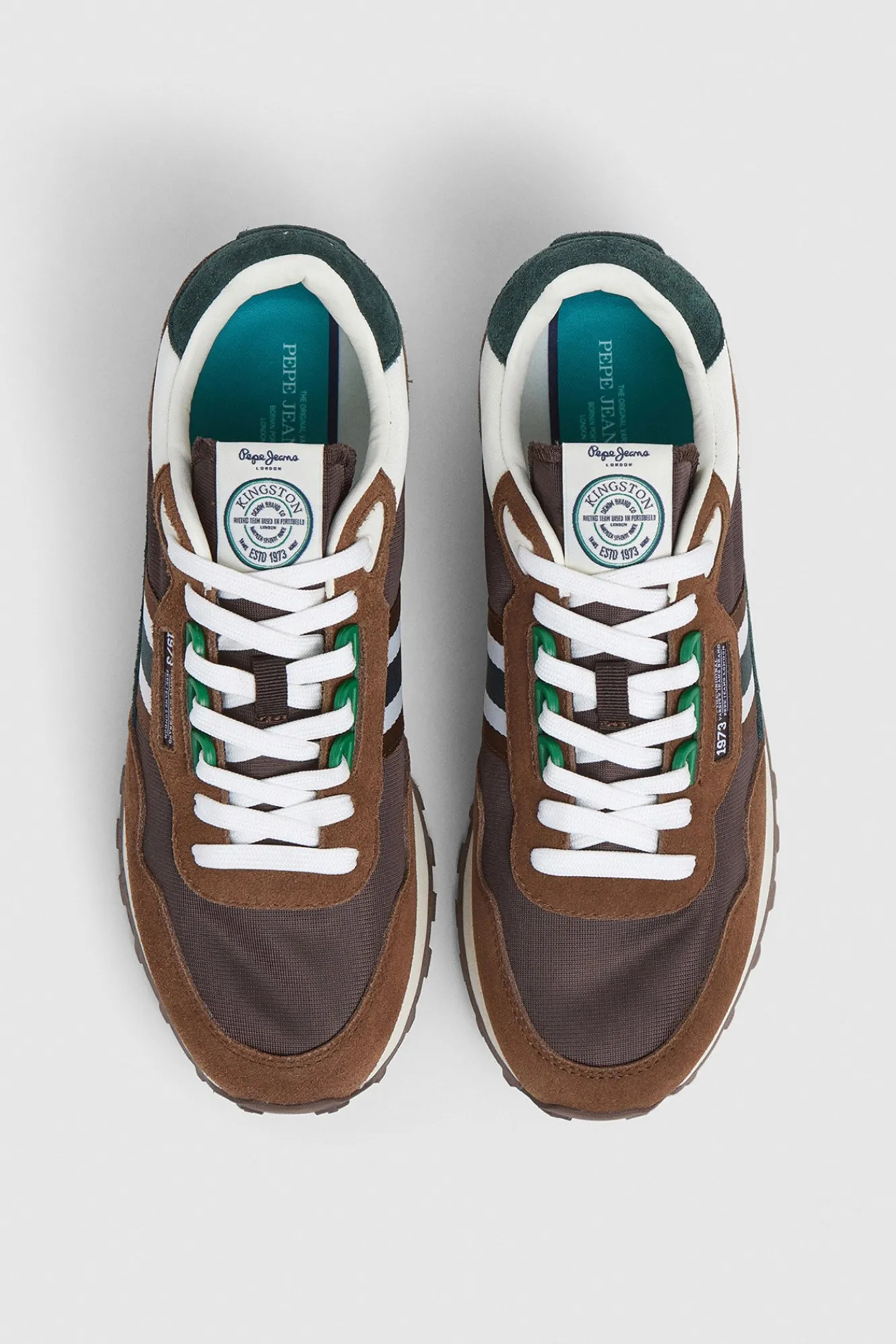 Pepe Jeans Zapatillas Running Con Detalles En Ante^Hombre Zapatillas Deportivas|Zapatos De Vestir