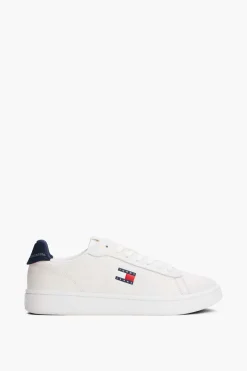 Tommy Jeans Zapatillas blancas con logo bandera^Mujer Zapatillas Deportivas