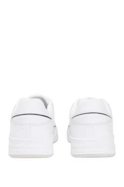 Tommy Jeans Zapatillas blancas con logo bandera^Hombre Zapatillas Deportivas