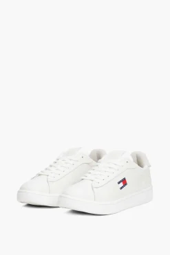 Tommy Jeans Zapatillas blancas con logo bandera^Mujer Zapatillas Deportivas
