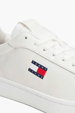 Tommy Jeans Zapatillas blancas con logo bandera^Mujer Zapatillas Deportivas